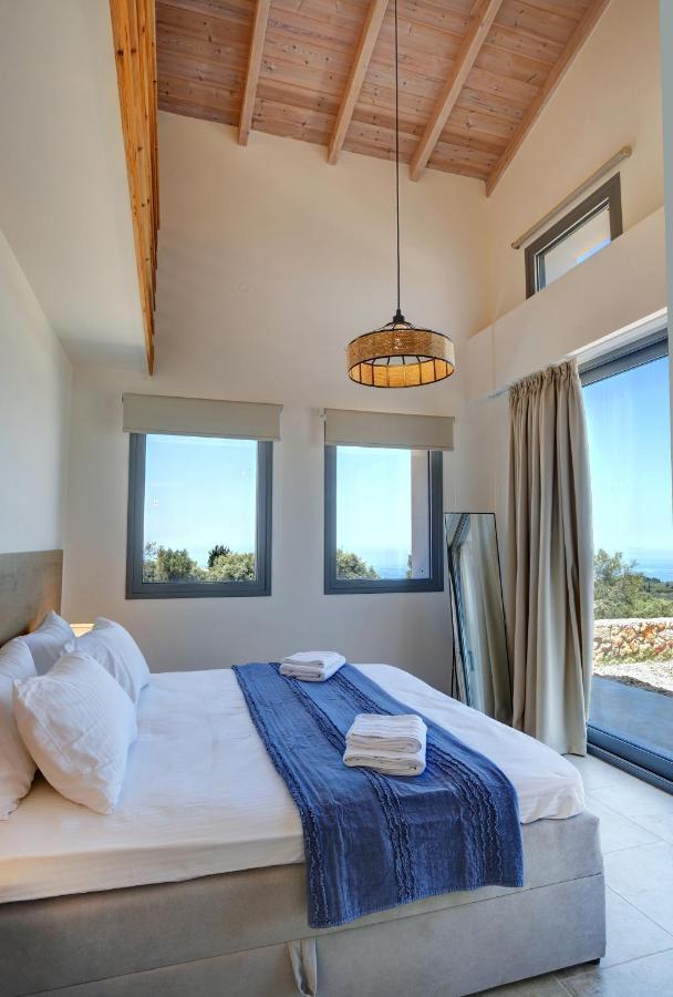 Tsakmakis Villas Luxury- Panoramic Sea View - Lefkada Tsoukaládhes Exterior foto
