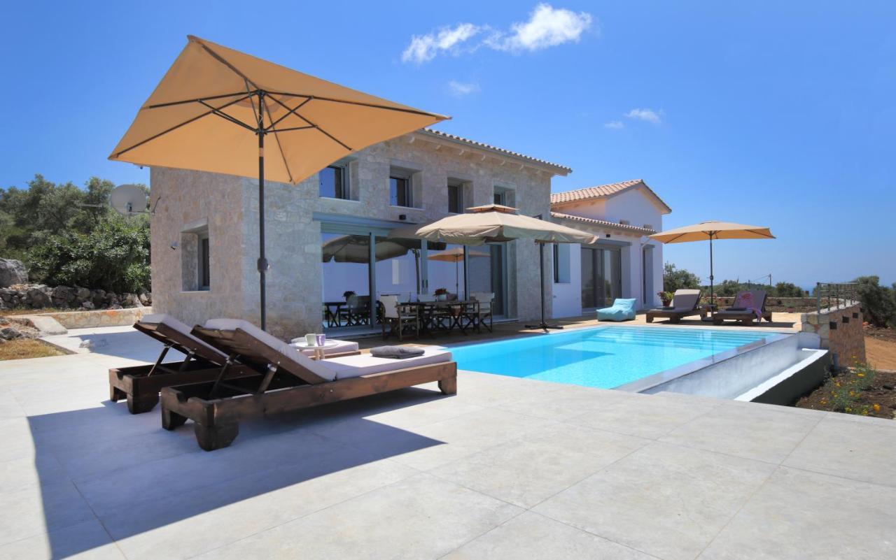 Tsakmakis Villas Luxury- Panoramic Sea View - Lefkada Tsoukaládhes Exterior foto