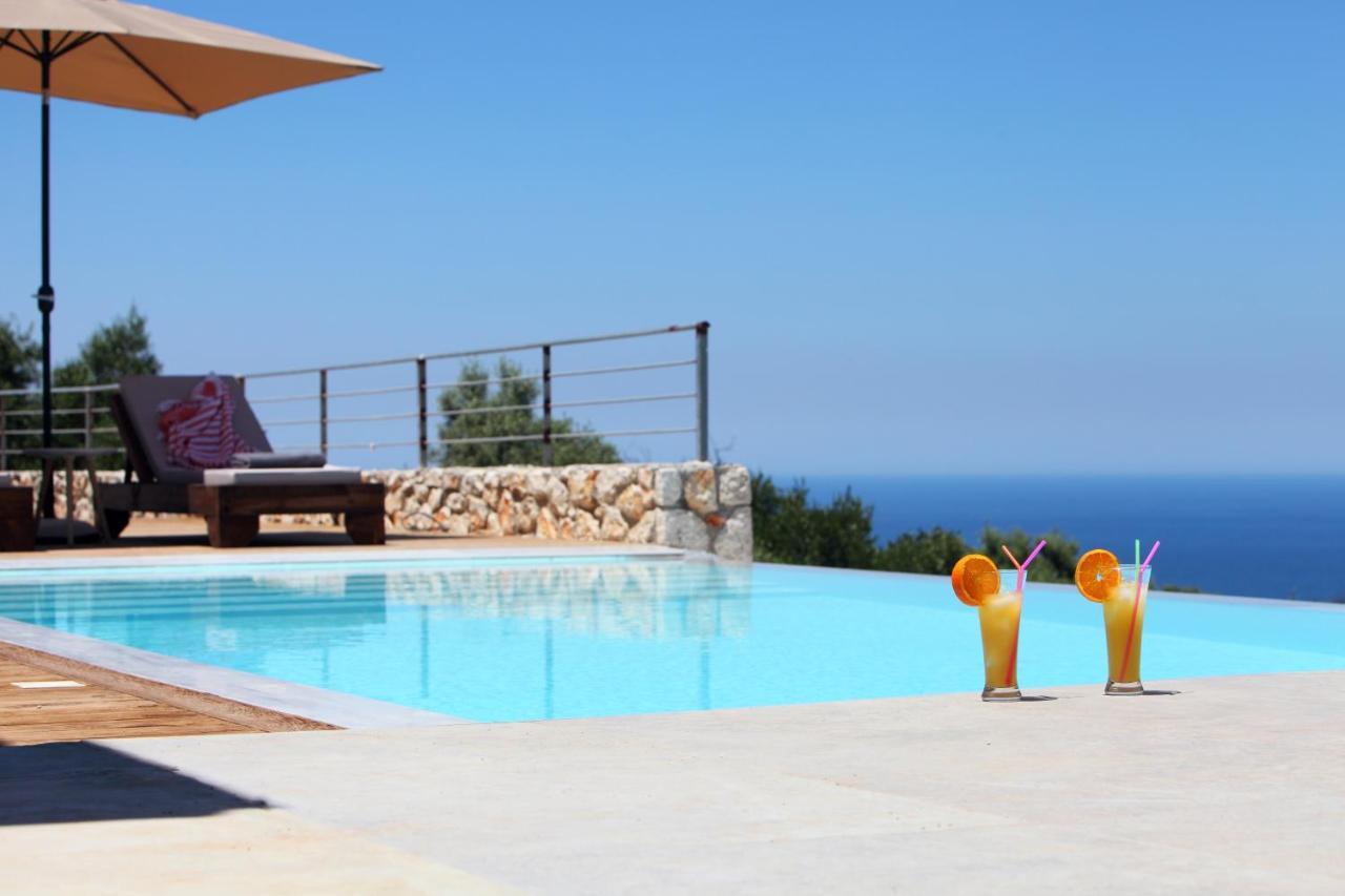 Tsakmakis Villas Luxury- Panoramic Sea View - Lefkada Tsoukaládhes Exterior foto