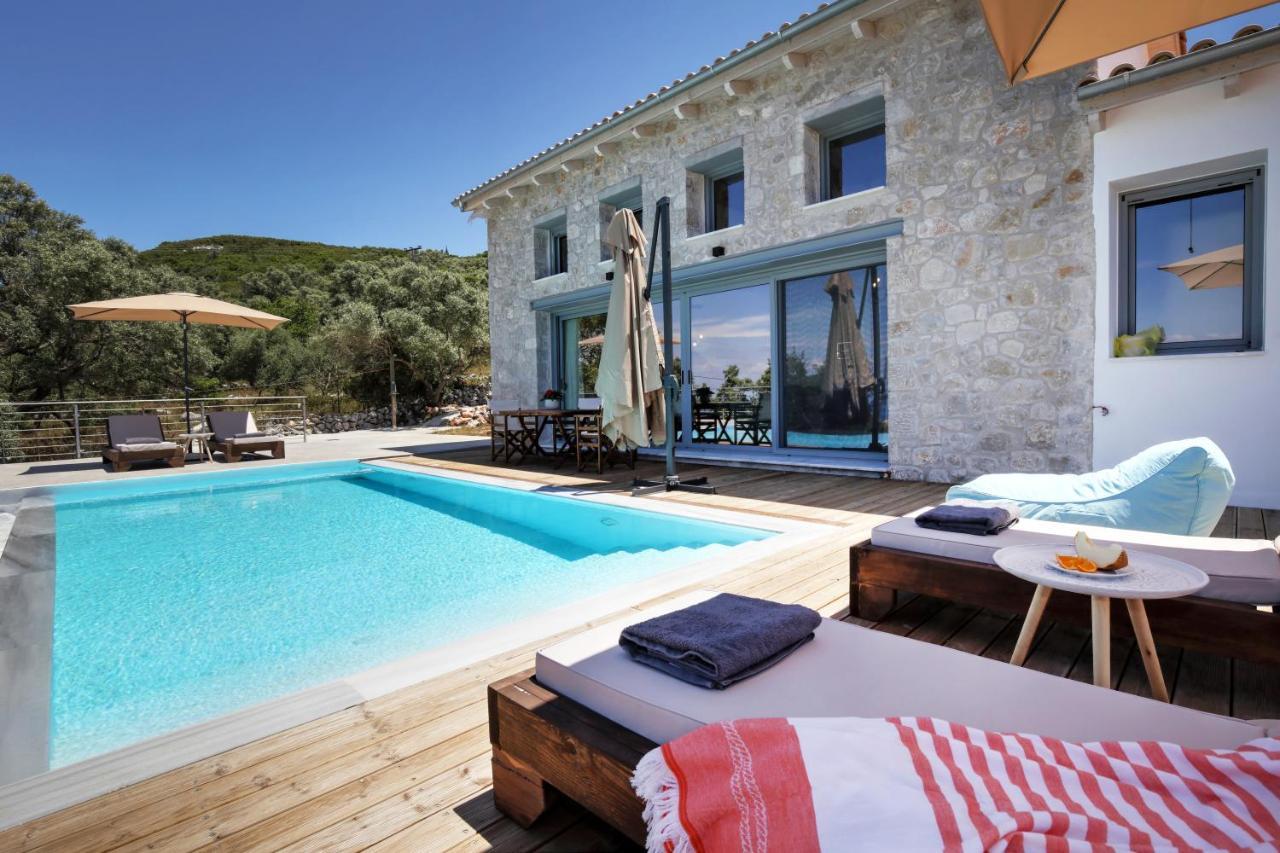 Tsakmakis Villas Luxury- Panoramic Sea View - Lefkada Tsoukaládhes Exterior foto